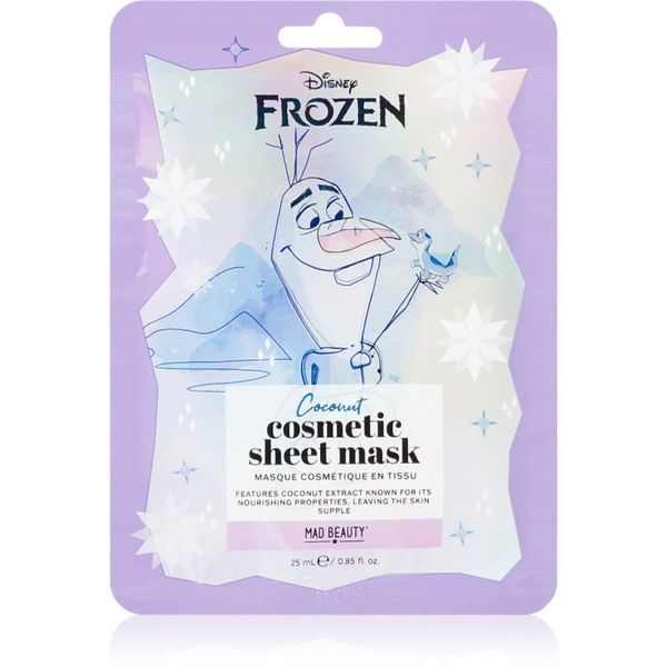 Mad Beauty Mad Beauty Frozen Olaf Sheet maska za posvjetljivanje s hidratacijskim učinkom 25 ml