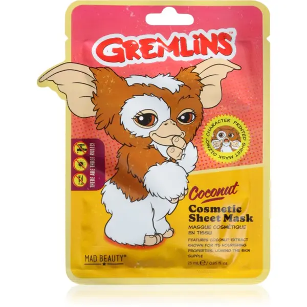Mad Beauty Mad Beauty Gremlins hidratantna sheet maska s hijaluronskom kiselinom 25 ml