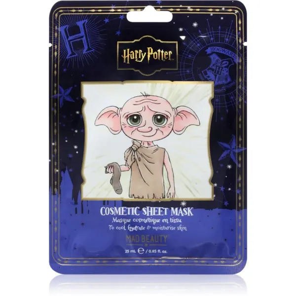 Mad Beauty Mad Beauty Harry Potter Dobby Sheet maska s emolijentnim učinkom 25 ml