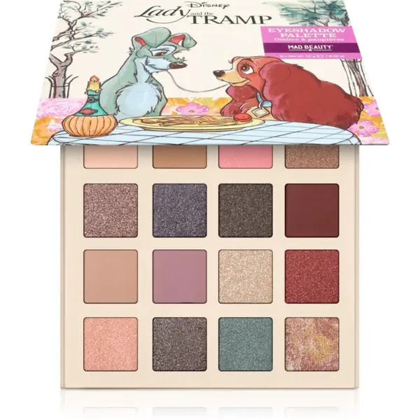 Mad Beauty Mad Beauty Lady & The Tramp paleta sjenila za oči 16x1.5 g