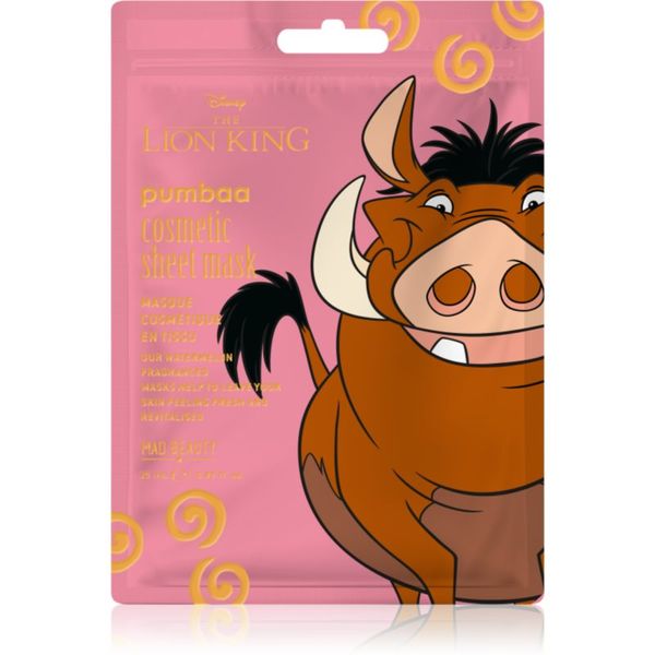 Mad Beauty Mad Beauty Lion King Pumba hidratantna sheet maska 25 ml