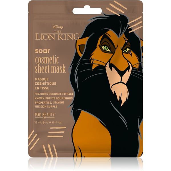 Mad Beauty Mad Beauty Lion King Scar hidratantna sheet maska 25 ml