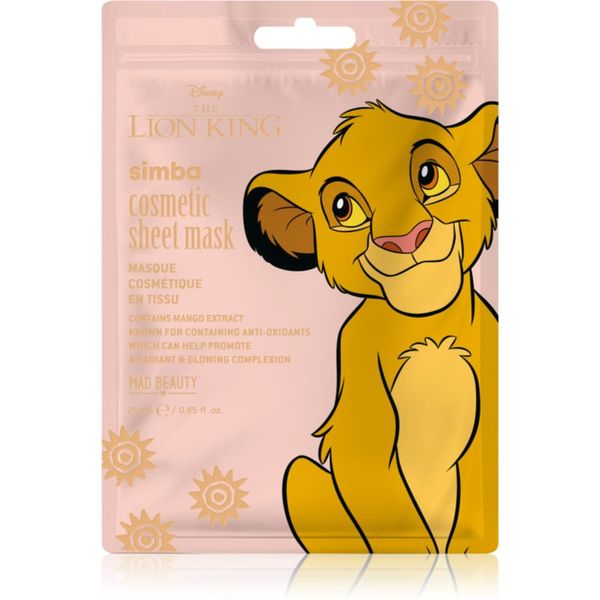 Mad Beauty Mad Beauty Lion King Simba revitalizirajuća sheet maska 25 ml