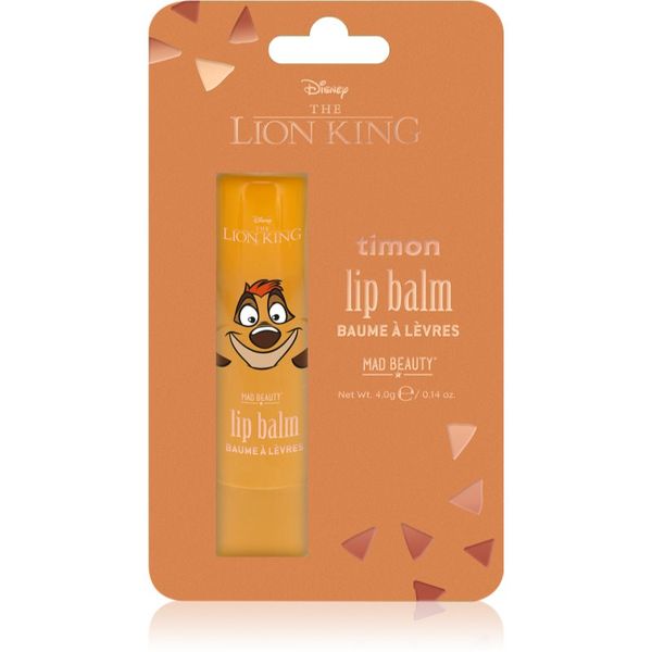 Mad Beauty Mad Beauty Lion King Timon hidratantni balzam za usne 4 g