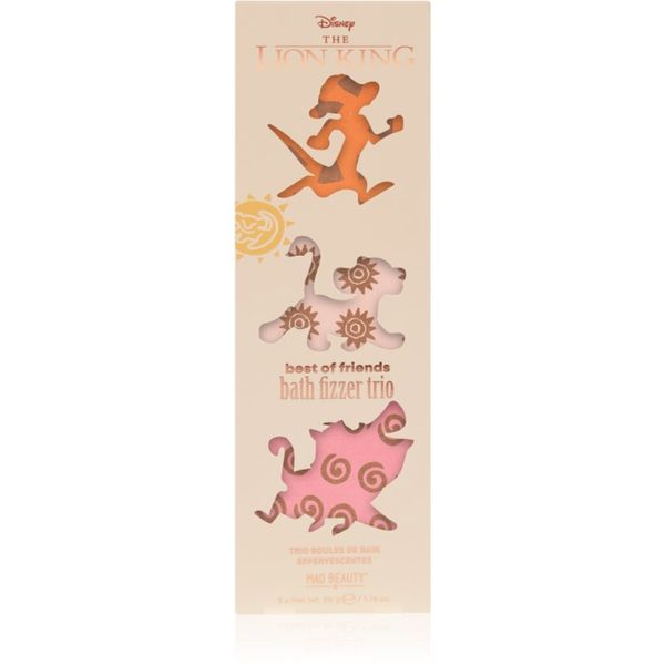 Mad Beauty Mad Beauty Lion King Trio bomba za kupanje 3x50 g
