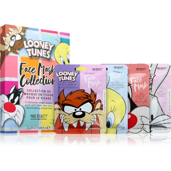 Mad Beauty Mad Beauty Looney Tunes set sheet maski
