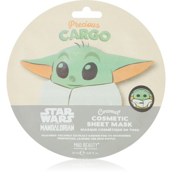 Mad Beauty Mad Beauty Star Wars Grogu Sheet maska za omekšavanje lica 25 ml