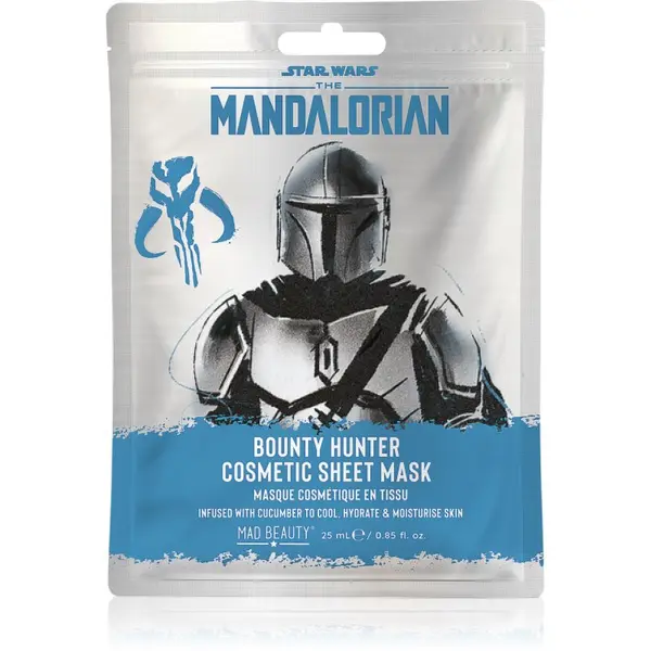 Mad Beauty Mad Beauty Star Wars Mandalorian Silver Face Mask Sheet maska 25 ml