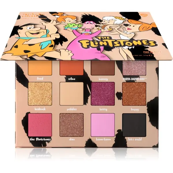 Mad Beauty Mad Beauty The Flinstones paleta sjenila za oči 12x2.5 g