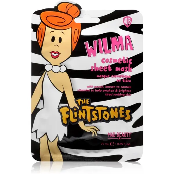 Mad Beauty Mad Beauty The Flinstones Wilma Sheet maska s antioksidacijskim učinkom 25 ml