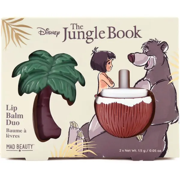 Mad Beauty Mad Beauty The Jungle Book Lip Balm Duo balzam za usne 2x1.5 g