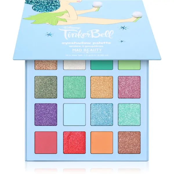 Mad Beauty Mad Beauty Tinker Bell paleta sjenila za oči 16x1.5 g