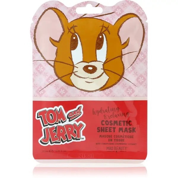 Mad Beauty Mad Beauty Tom & Jerry Sheet Mask - Jerry hidratantna sheet maska s hijaluronskom kiselinom 1 kom