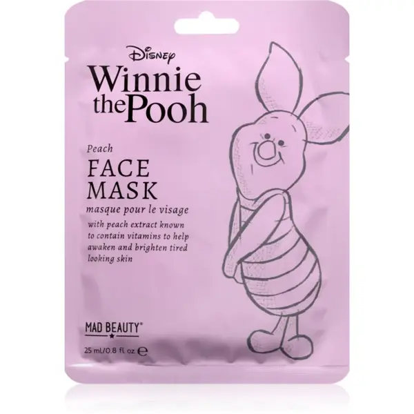 Mad Beauty Mad Beauty Winnie The Pooh Piglet Sheet maska za posvjetljivanje 25 ml