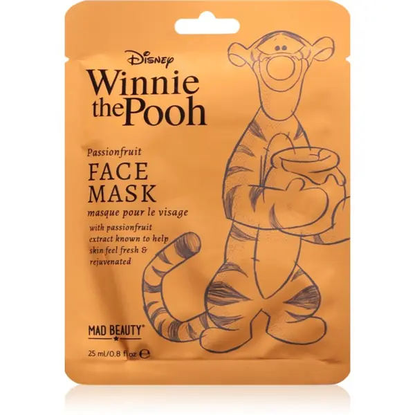 Mad Beauty Mad Beauty Winnie The Pooh Tigger Sheet maska s revitalizirajućim učinkom 25 ml