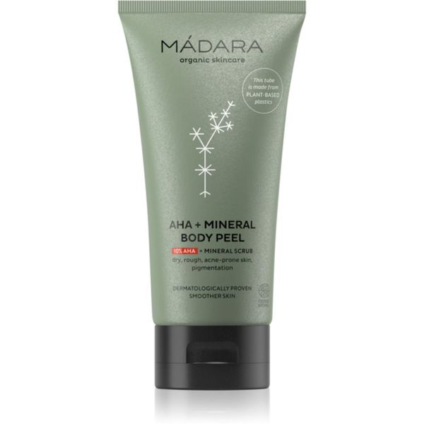 Mádara MÁDARA AHA+Mineral zaglađujući piling za tijelo 175 ml