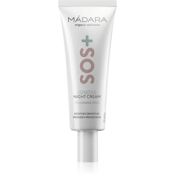 Mádara MÁDARA SOS+ Sensitive krema za noć za osjetljivu kožu lica 70 ml