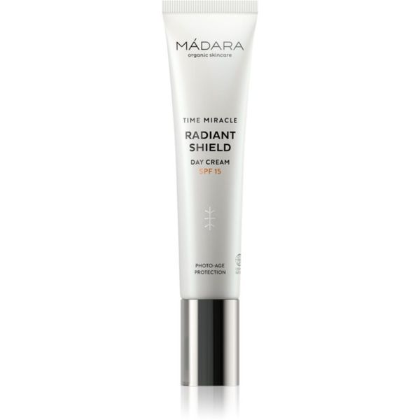 Mádara MÁDARA Time Miracle Radiant Shield posvjetljujuća zaštitna krema SPF 15 40 ml