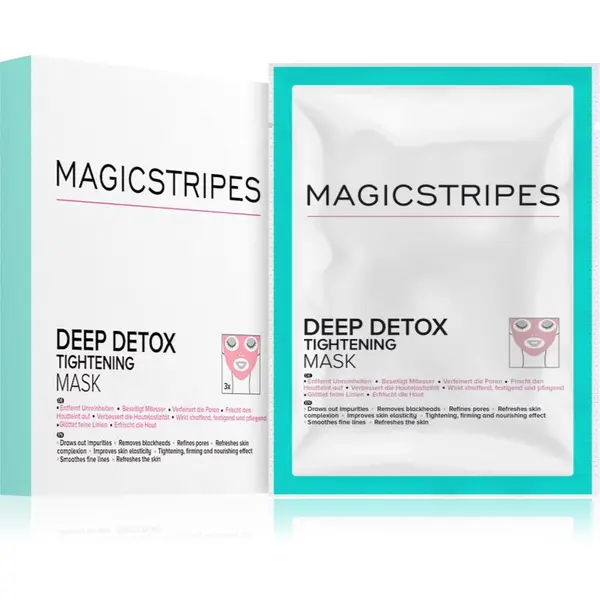 MAGICSTRIPES MAGICSTRIPES Deep Detox detoksikacijska maska s učvršćujućim učinkom 3 kom