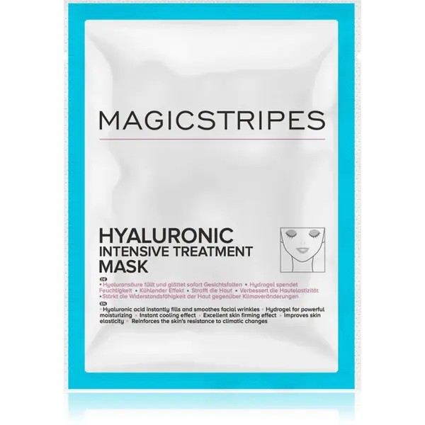MAGICSTRIPES MAGICSTRIPES Hyaluronic Intensive Treatment Mask intenzivna hidrogel maska s hijaluronskom kiselinom 1 kom