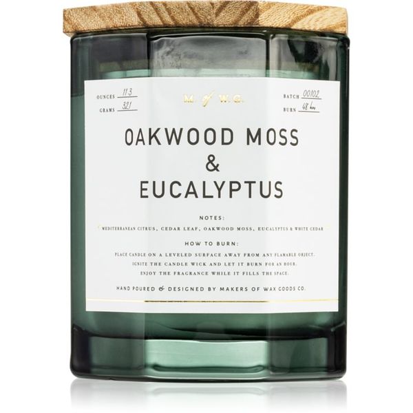 Makers of Wax Goods Makers of Wax Goods Oakwood Moss & Eucalyptus mirisna svijeća 320 g
