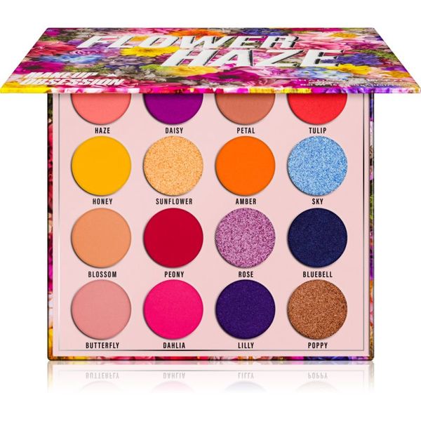 Makeup Obsession Makeup Obsession Flower Haze paleta sjenila za oči 20 g