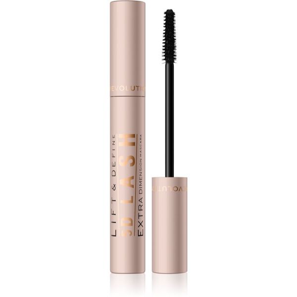 Makeup Revolution Makeup Revolution 5D Lash Extra maskara za duge i pune trepavice nijansa Jet Black 14 ml