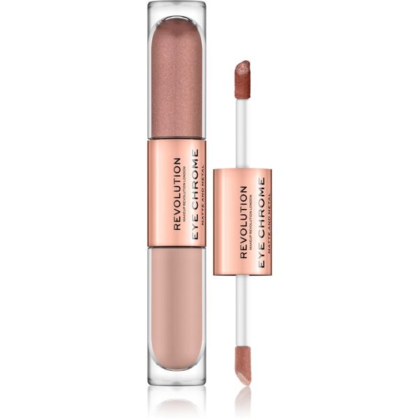Makeup Revolution Makeup Revolution Eye Chrome tekuće sjenilo za oči nijansa Life 2 x 2.2 ml