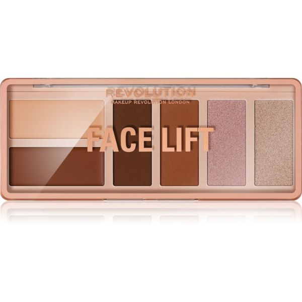Makeup Revolution Makeup Revolution Face Lift paleta za konturiranje lica nijansa Light to Medium 6x1,8 g