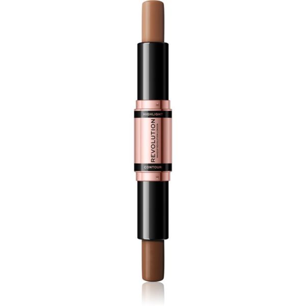 Makeup Revolution Makeup Revolution Fast Base dvostrani korektor nijansa Dark 2x4,3 g
