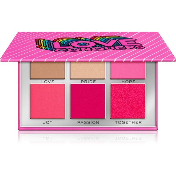 Makeup Revolution Makeup Revolution Power Shadow Palette paleta sjenila za oči nijansa Love Conquers 6,6 g