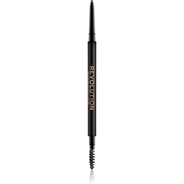 Makeup Revolution Makeup Revolution Precise Brow Pencil precizna olovka za obrve sa četkicom nijansa Medium Brown 0.05 g