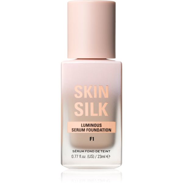 Makeup Revolution Makeup Revolution Skin Silk Serum Foundation blagi puder s posvjetljujućim učinkom nijansa F1 23 ml