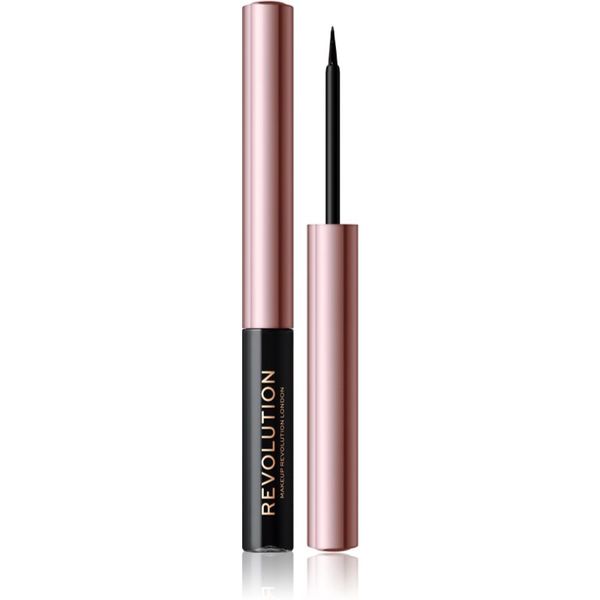 Makeup Revolution Makeup Revolution Super Flick tekući eyelineri nijansa Black 2,4 ml