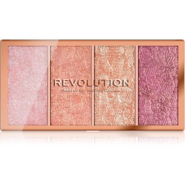 Makeup Revolution Makeup Revolution Vintage Lace paleta rumenila 4 x 5 g