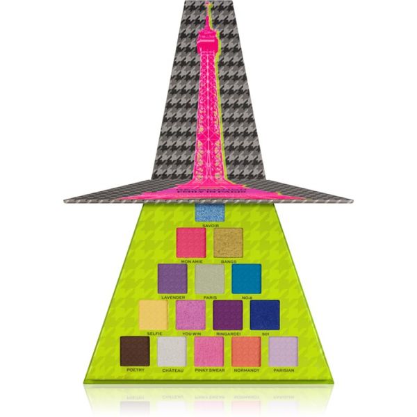 Makeup Revolution Makeup Revolution X Emily In Paris paleta sjenila za oči nijansa City Of Love 9,75 g