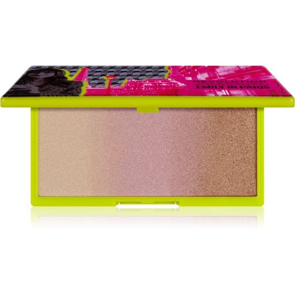 Makeup Revolution Makeup Revolution X Emily In Paris puderasti highlighter s metalik efektom nijansa In The Spotlight 12 g