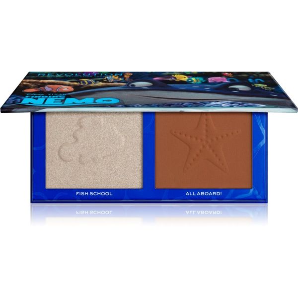 Makeup Revolution Makeup Revolution X Finding Nemo posvjetljujuća bronz paleta nijansa Wake Up 9 g