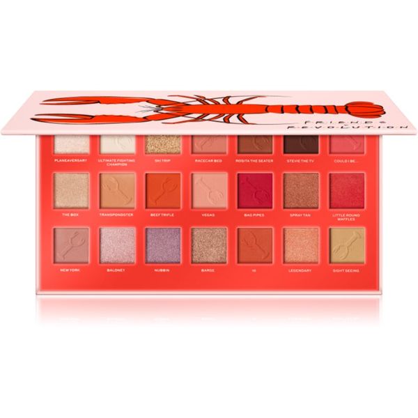 Makeup Revolution Makeup Revolution X Friends He’s Her Lobster paleta sjenila za oči 25 g