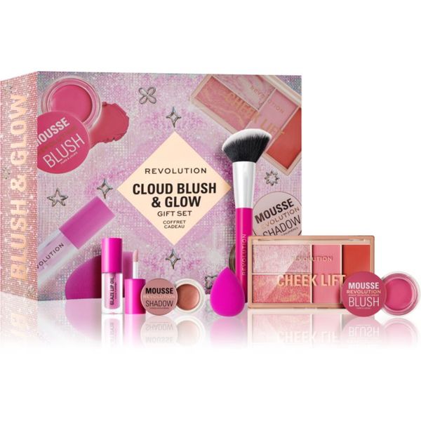 Makeup Revolution Makeup Revolution Xmass 2024 Cloud Blush & Glow poklon set (za lice)