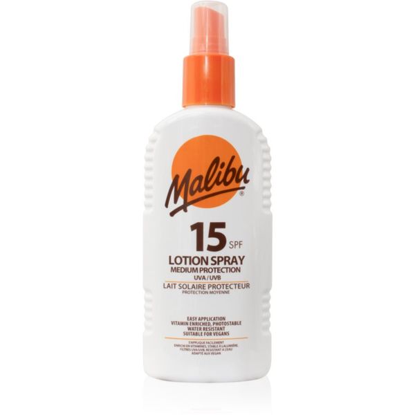 Malibu Malibu Lotion Spray Medium Protection zaštitni sprej SPF 15 200 ml