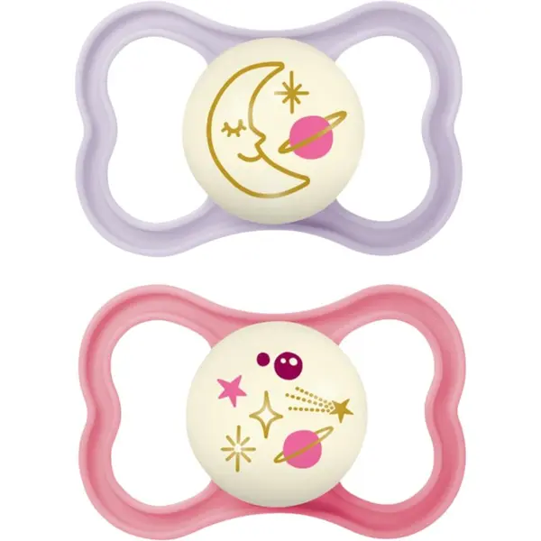 MAM MAM Air Night 16m+ duda Purple/ Pink 2 kom