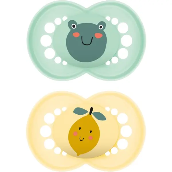 MAM MAM Original 6+ months duda Mint/ Yellow 2 kom