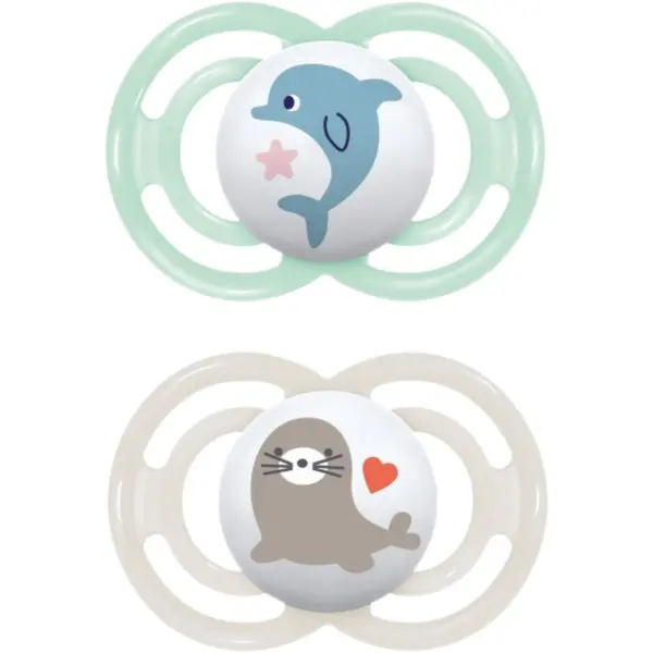 MAM MAM Perfect 6+ months duda Mint/ Grey 2 kom