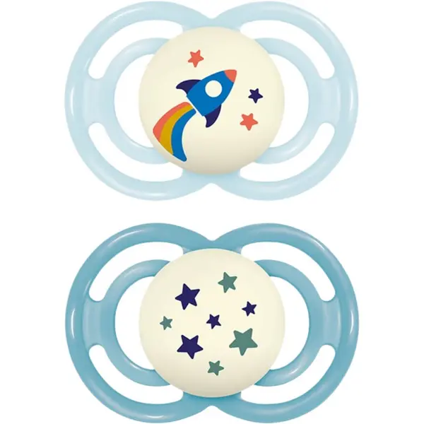 MAM MAM Perfect Night 16m+ duda Blue/ Turquoise 2 kom