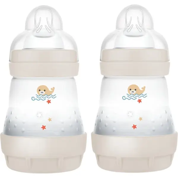 MAM MAM Perfect Star Anti-colic Bottle bočica protiv kolika 0m+ Beige 2x160 ml