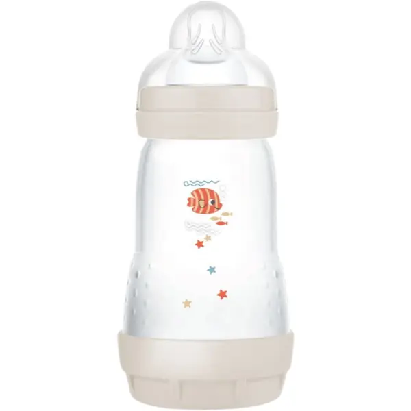 MAM MAM Perfect Star Anti-colic Bottle bočica protiv kolika 2m+ Beige 260 ml