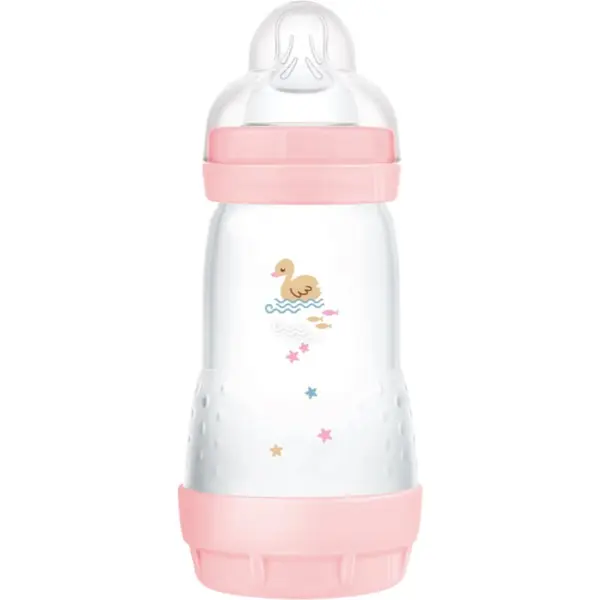 MAM MAM Perfect Star Anti-colic Bottle bočica protiv kolika 2m+ Pink 260 ml