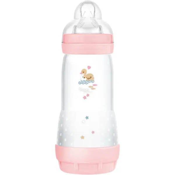 MAM MAM Perfect Star Anti-colic Bottle bočica protiv kolika 4m+ Pink 320 ml