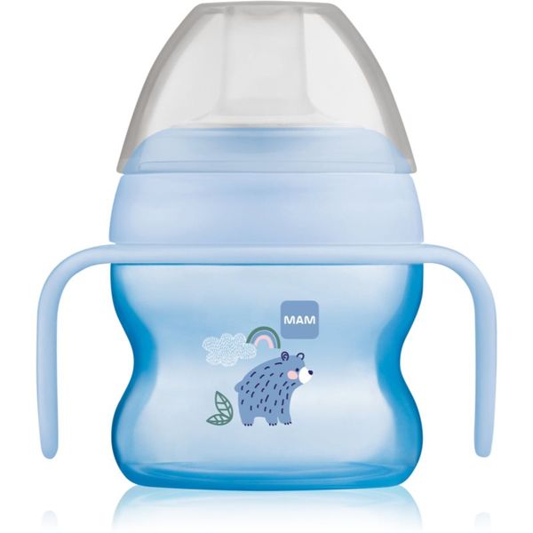 MAM MAM Starter Cup šalica za učenje pijenja s ručkama Blue 150 ml